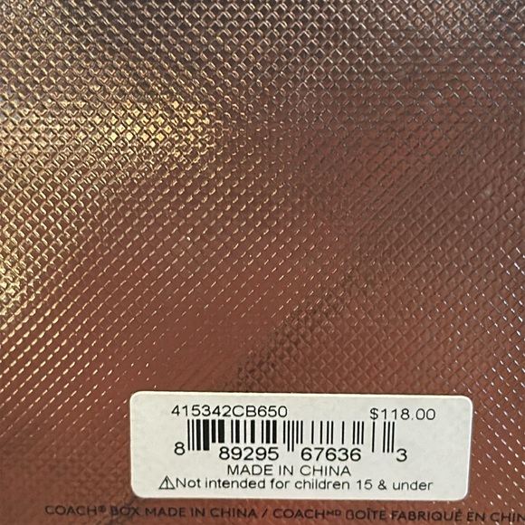 Coach gold and red dangly cherry slider bangle bracelet - Picture 5 of 5